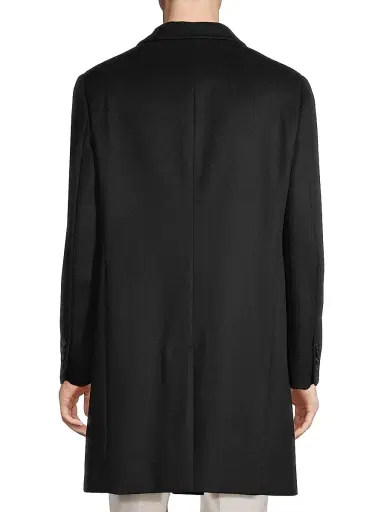 Cardinal Of Canada Men's Pierre Cashmere Topcoat | Thumbnail 5 Cardinal Of Canada Men's Pierre Cashmere Topcoat | Thumbnail 5