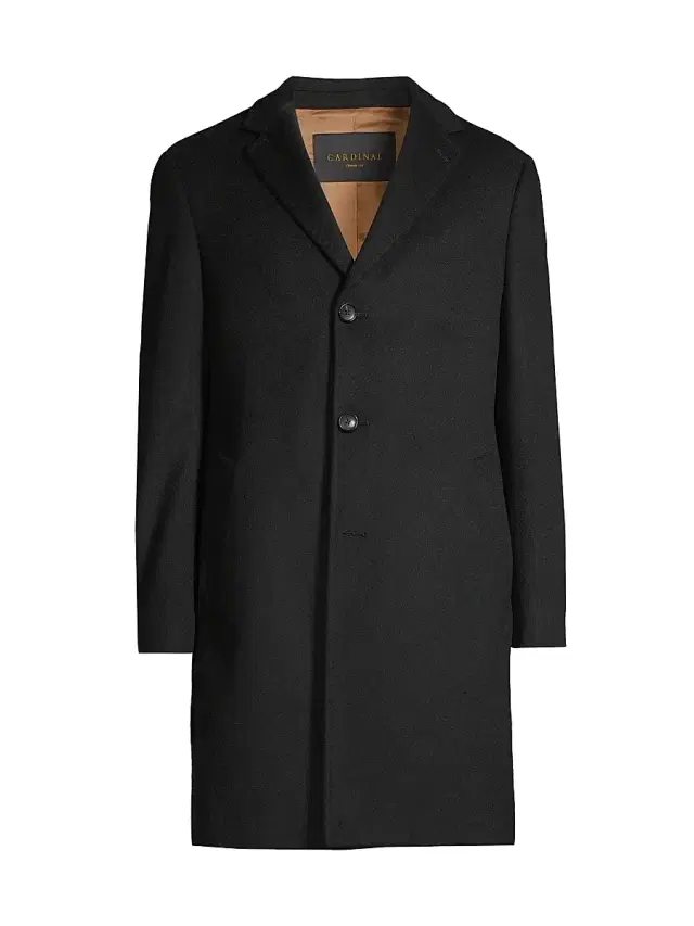 Cardinal Of Canada Men's Pierre Cashmere Topcoat