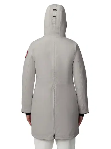 Canada Goose Women's Rossclaire Down Parka - Limestone - Size Small | Thumbnail 5