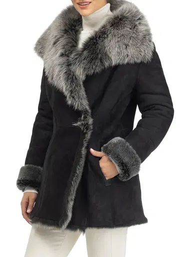 Gorski Women's Merino Toscana Lamb Coat | Thumbnail 2