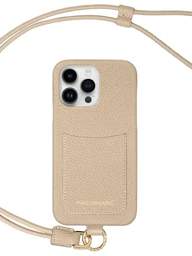 MAISON de SABRÉ Sling Phone Case (iPhone 15 Pro) - Saharan Beige | Thumbnail 4