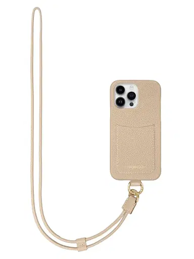 MAISON de SABRÉ Sling Phone Case (iPhone 15 Pro) - Saharan Beige | Thumbnail 1