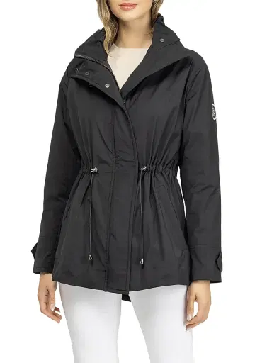 Gorski Women's Lightweight Jacket with Concealed Hood | Thumbnail 2