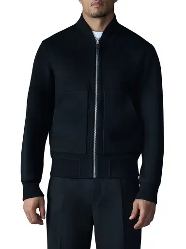 Mackage Men's Emilio-W Wool Bomber Jacket - Black | Thumbnail 3