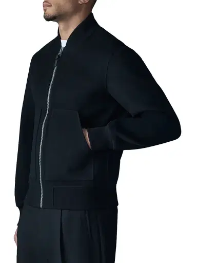 Mackage Men's Emilio-W Wool Bomber Jacket - Black | Thumbnail 4