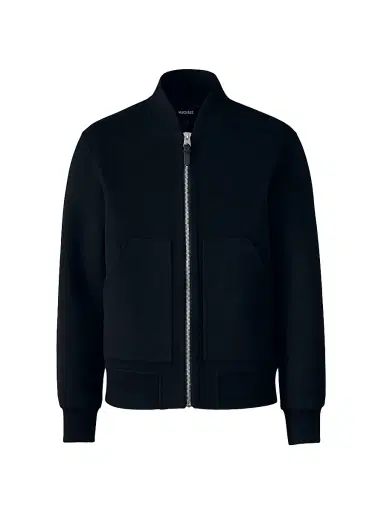 Mackage Men's Emilio-W Wool Bomber Jacket - Black | Thumbnail 1