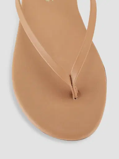 TKEES Women's Foundations Matte Leather Flip Flops - Coco Butter - Size 11 | Thumbnail 4 TKEES Women's Foundations Matte Leather Flip Flops - Coco Butter - Size 11 | Thumbnail 4