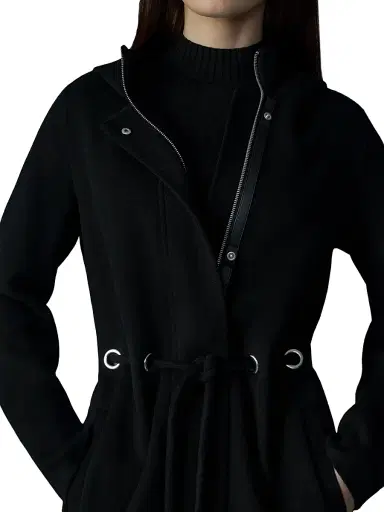 Mackage Women's Blithe Wool Coat - Black - Size XL | Thumbnail 5 Mackage Women's Blithe Wool Coat - Black - Size XL | Thumbnail 5