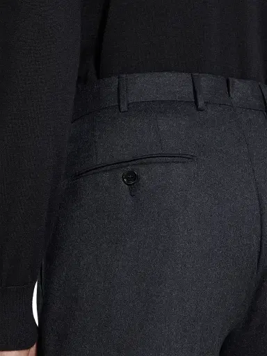 Zegna Men's Wool Trousers | Thumbnail 5 Zegna Men's Wool Trousers | Thumbnail 5
