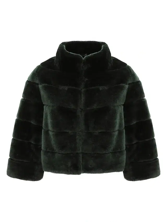 Gorski Women's Shearling Lamb Bolero Coat - Emerald