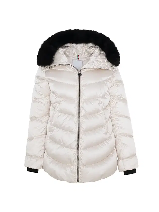 Gorski Women's Apres-Ski Jacket with Detachable Toscana Shearling Lamb Hood Trim - Champagne