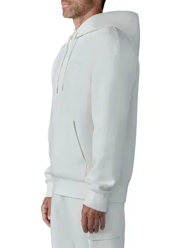 Mackage Men's Krystian Double-Face Jersey Hoodie - Cream | Thumbnail 4