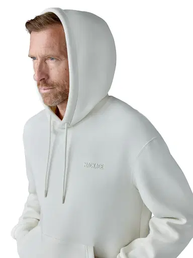 Mackage Men's Krystian Double-Face Jersey Hoodie - Cream | Thumbnail 6