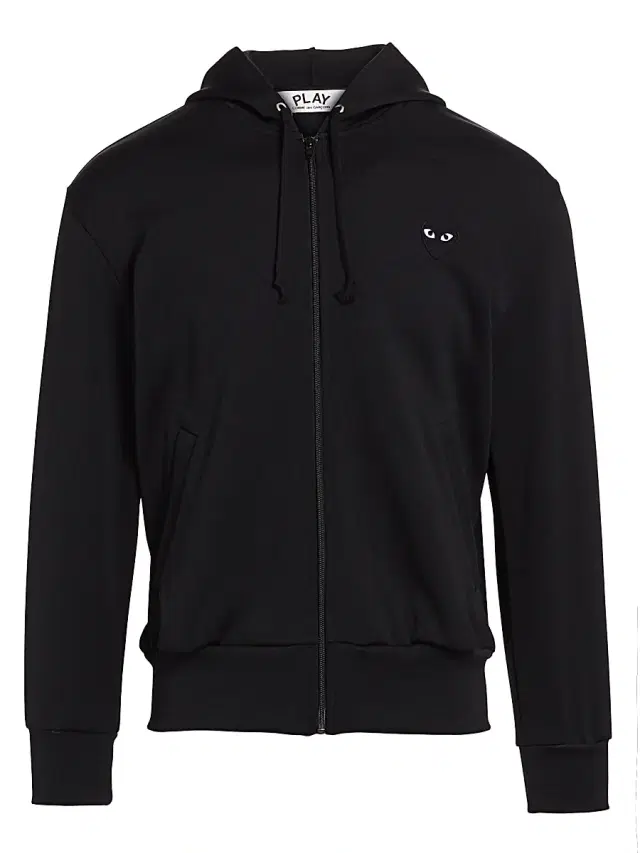 Comme des Garçons PLAY Men's Heart Hoodie - Black