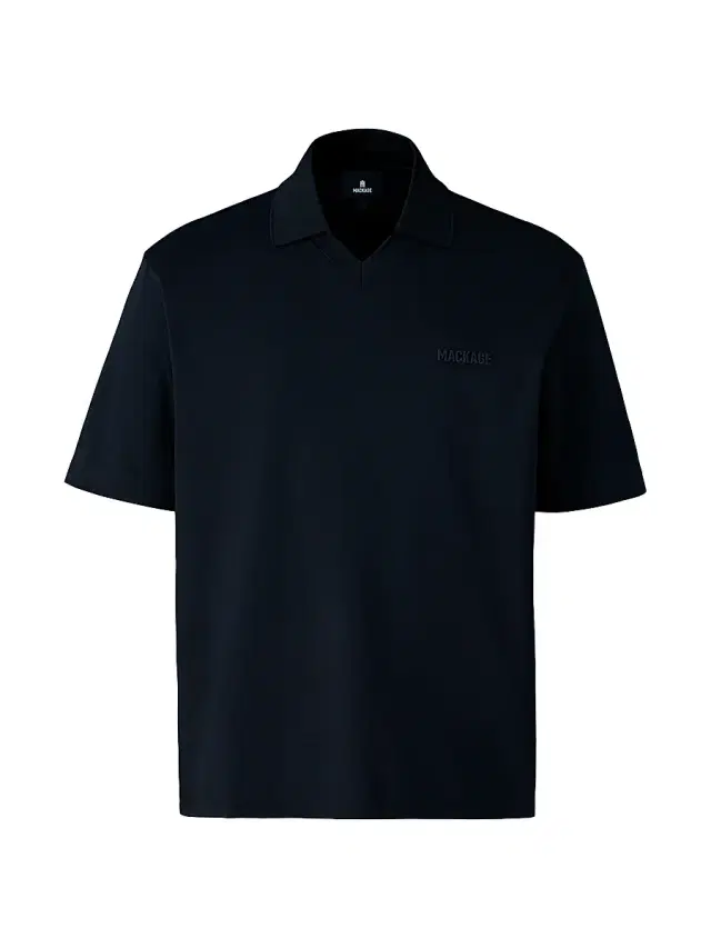 Mackage Men's Marco Cotton Polo Shirt - Black