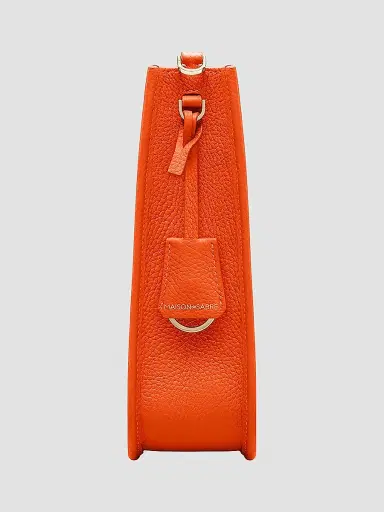 Maison de Sabre Women's Leather Saddle Bag - Manhattan Orange | Thumbnail 4 Maison de Sabre Women's Leather Saddle Bag - Manhattan Orange | Thumbnail 4