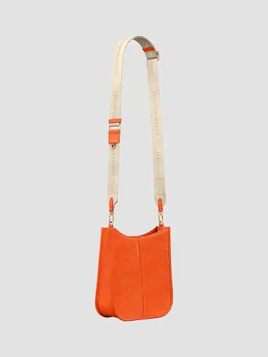 Maison de Sabre Women's Leather Saddle Bag - Manhattan Orange | Thumbnail 5 Maison de Sabre Women's Leather Saddle Bag - Manhattan Orange | Thumbnail 5