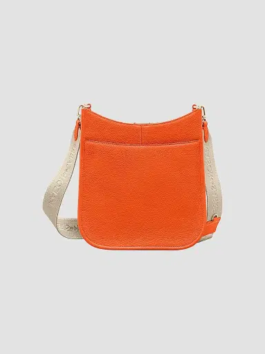 Maison de Sabre Women's Leather Saddle Bag - Manhattan Orange | Thumbnail 7 Maison de Sabre Women's Leather Saddle Bag - Manhattan Orange | Thumbnail 7