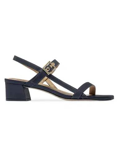Bernardo Women's Jinji Low Heel Sandals - Navy | Thumbnail 1