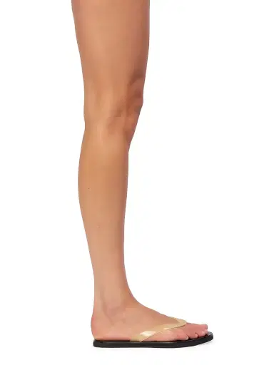 Black Suede Studio Women's Jeli PVC Flip Flops - Butter Pvc | Thumbnail 6