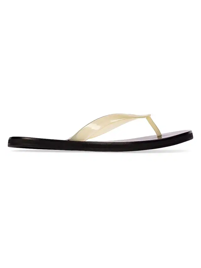 Black Suede Studio Women's Jeli PVC Flip Flops - Butter Pvc