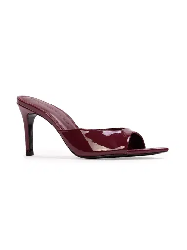 Black Suede Studio Women's Brea 80MM Patent Leather Mules - Ruby Patent Leather - Size 7.5 | Thumbnail 2 Black Suede Studio Women's Brea 80MM Patent Leather Mules - Ruby Patent Leather - Size 7.5 | Thumbnail 2