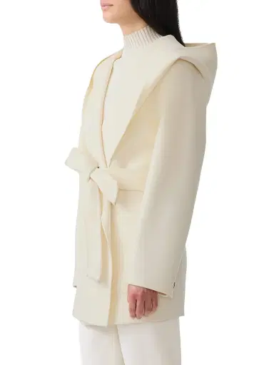 Mackage Women's Paya Double-Face Wool Bathrobe Wrap Coat - Cream - Size XL | Thumbnail 4 Mackage Women's Paya Double-Face Wool Bathrobe Wrap Coat - Cream - Size XL | Thumbnail 4