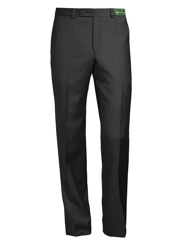 Saks Fifth Avenue Men's COLLECTION Wool Basic Pants - Black - Size 30