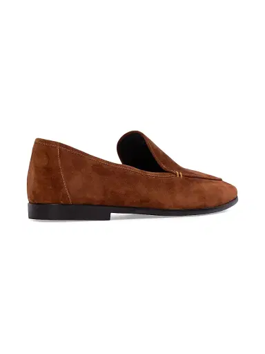 Black Suede Studio Women's Allie Suede Loafers - Tobacco Suede | Thumbnail 4 Black Suede Studio Women's Allie Suede Loafers - Tobacco Suede | Thumbnail 4
