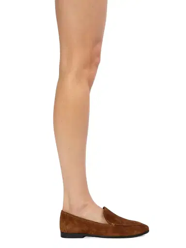 Black Suede Studio Women's Allie Suede Loafers - Tobacco Suede | Thumbnail 5 Black Suede Studio Women's Allie Suede Loafers - Tobacco Suede | Thumbnail 5