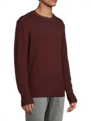 Robert Barakett Men's Bertona Crewneck Sweater - Bordeaux - Size XXL | Thumbnail 4 Robert Barakett Men's Bertona Crewneck Sweater - Bordeaux - Size XXL | Thumbnail 4
