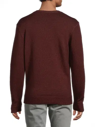 Robert Barakett Men's Bertona Crewneck Sweater - Bordeaux - Size XXL | Thumbnail 5 Robert Barakett Men's Bertona Crewneck Sweater - Bordeaux - Size XXL | Thumbnail 5