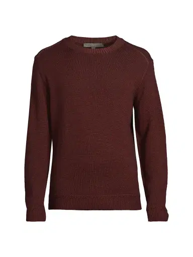 Robert Barakett Men's Bertona Crewneck Sweater - Bordeaux - Size XXL | Thumbnail 1 Robert Barakett Men's Bertona Crewneck Sweater - Bordeaux - Size XXL | Thumbnail 1