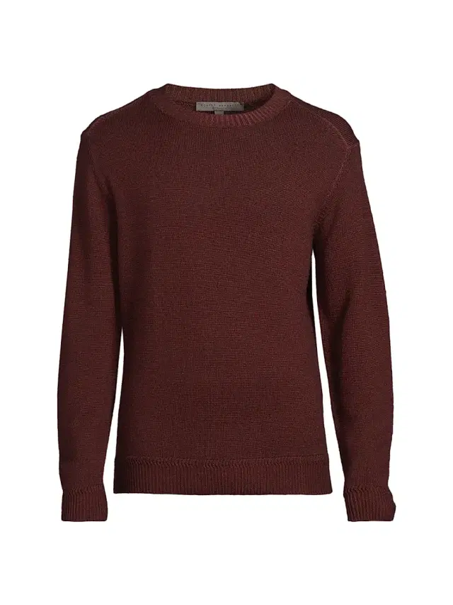 Robert Barakett Men's Bertona Crewneck Sweater - Bordeaux