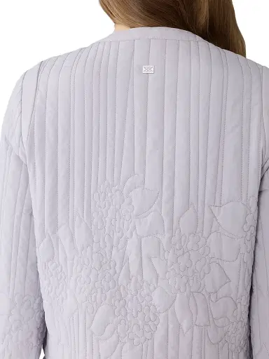 Soia & Kyo Women's Reita Floral Quilted Bomber Jacket - Dusted Lavender - Size Large | Thumbnail 7 Soia & Kyo Women's Reita Floral Quilted Bomber Jacket - Dusted Lavender - Size Large | Thumbnail 7