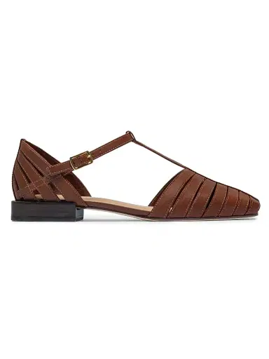 Bernardo Women's Brighton Fisherman Flat Sandals - Mahogany | Thumbnail 1