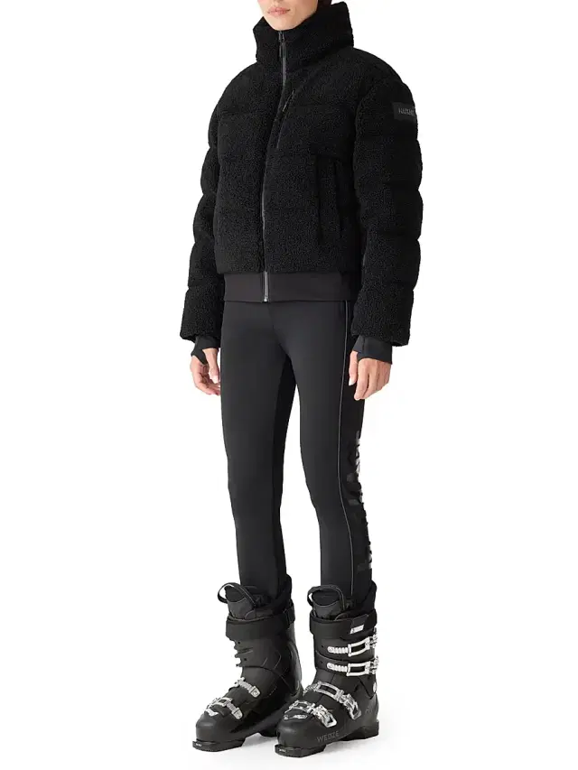 Mackage Women's Anaya Bouclé Ski Jacket - Black