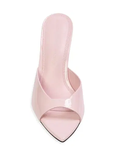 Black Suede Studio Women's Brea 80MM Patent Leather Mules - Powder Pink - Size 12 | Thumbnail 3 Black Suede Studio Women's Brea 80MM Patent Leather Mules - Powder Pink - Size 12 | Thumbnail 3