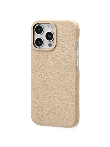 MAISON de SABRÉ Leather Phone Case (iPhone 16 Pro Max) - Saharan Beige | Thumbnail 4