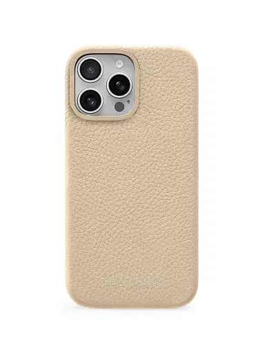 MAISON de SABRÉ Leather Phone Case (iPhone 16 Pro Max) - Saharan Beige | Thumbnail 1