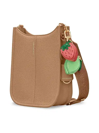 MAISON de SABRÉ Women's Mini Leather Saddle Bag - Sandstone Brown | Thumbnail 3
