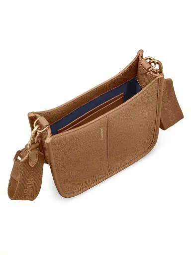 MAISON de SABRÉ Women's Mini Leather Saddle Bag - Sandstone Brown | Thumbnail 8