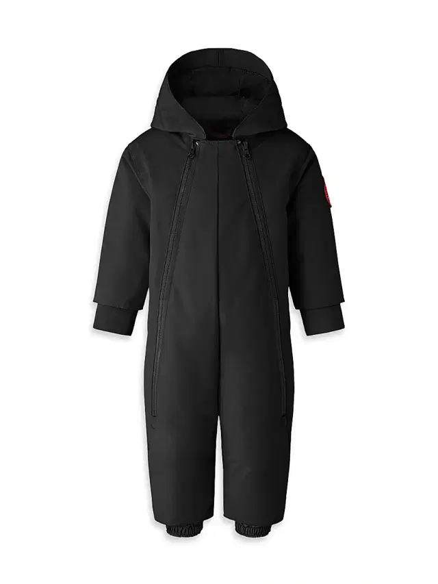 Baby's Lamb Puffer Snowsuit - Black 6 Months