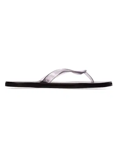 Black Suede Studio Women's Jeli PVC Flip Flops - Clear Pvc | Thumbnail 1