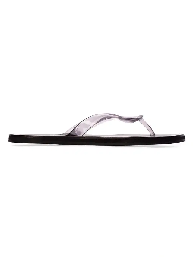 Black Suede Studio Women's Jeli PVC Flip Flops - Clear Pvc
