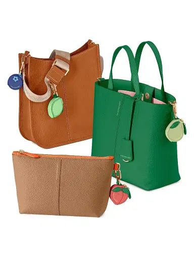 MAISON de SABRÉ Women's The Sabrémoji Fruit Charm - Peach | Thumbnail 6