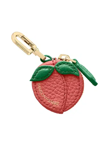 MAISON de SABRÉ Women's The Sabrémoji Fruit Charm - Peach | Thumbnail 1