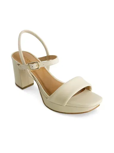 Bernardo Women's Canto Platform Heeled Sandals - Eggshell | Thumbnail 2