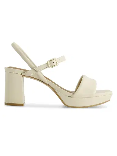 Bernardo Women's Canto Platform Heeled Sandals - Eggshell | Thumbnail 1