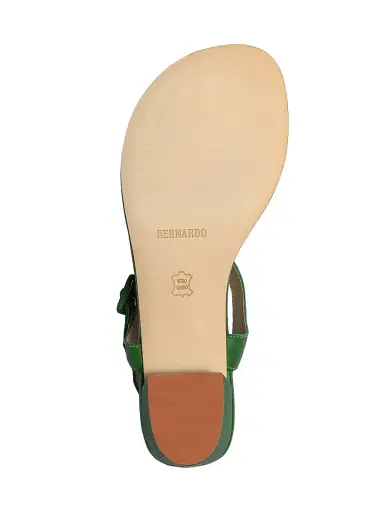 Bernardo Women's Goyara Demi Heel Sandals - Kelly Green - Size 6 | Thumbnail 4